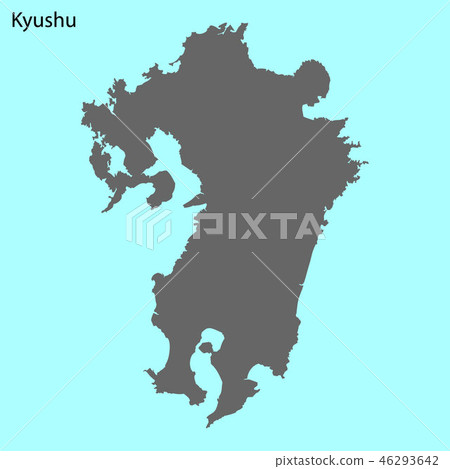 High quality map of island High quality map of island 46293642