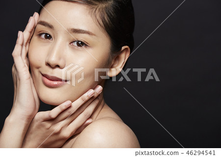 女人美容系列黑背 女人美容系列黑背 46294541