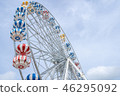 Ferris Wheel, low angle view of a big Ferris Wheel 46295092