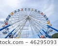 Ferris Wheel, low angle view of a big Ferris Wheel 46295093