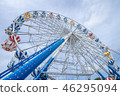 Ferris Wheel, low angle view of a big Ferris Wheel 46295094