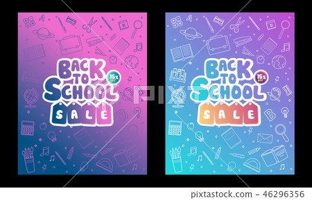 Back to school information pages set Back to school information pages set 46296356