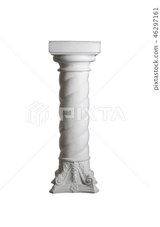 column on white background 46297161
