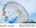 Ferris Wheel, low angle view of a big Ferris Wheel 46298580