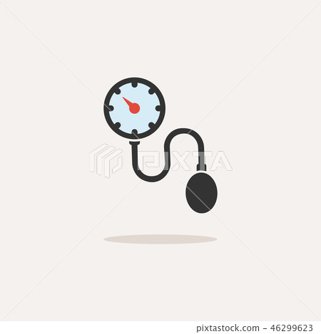 Colored medical tonometer icon  46299623