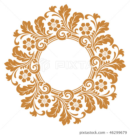 Decorative frame. Elegant element for design Decorative frame. Elegant element for design 46299679