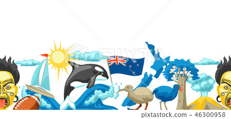 New Zealand seamless pattern. 46300958
