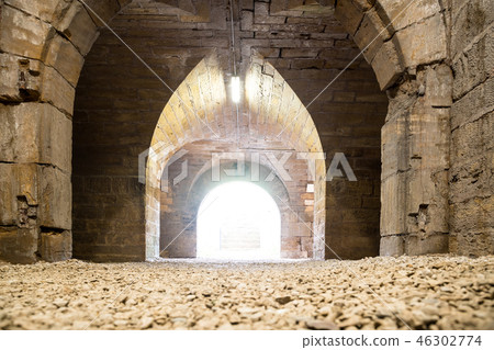tunnel in stone tunnel in stone 46302774