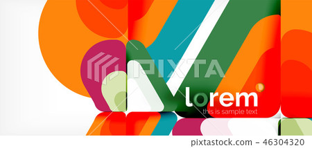 Geometric abstract background Geometric abstract background 46304320