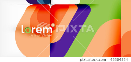 Abstract background multicolored geometric shapes modern design Abstract background multicolored geometric shapes modern design 46304324