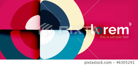 Circle abstract background Circle abstract background 46305291