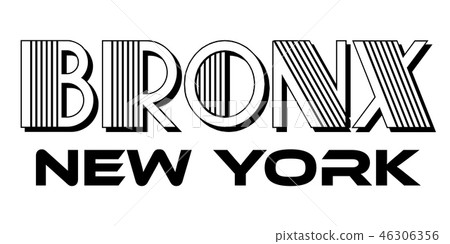 Bronx New York City Urban Typography Bronx New York City Urban Typography 46306356