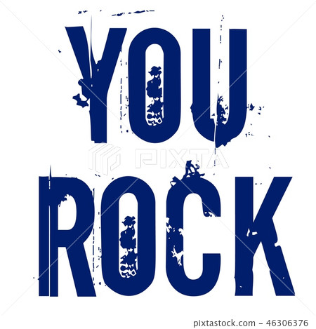 You Rock Urban Apparel Design Typography You Rock Urban Apparel Design Typography 46306376