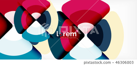 Circle abstract background 46306803
