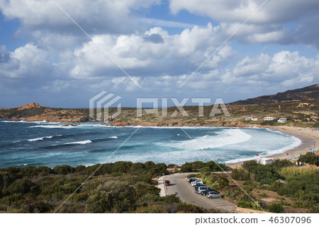 Spiaggia della Marinedda beach in Sardinia, Italy Spiaggia della Marinedda beach in Sardinia, Italy 46307096