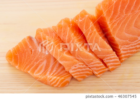 Salmon sashimi Salmon sashimi 46307545