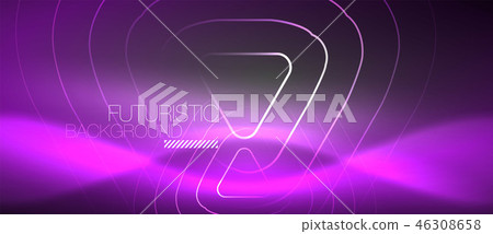 Vector neon color abstract background Vector neon color abstract background 46308658