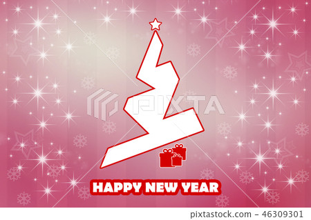 Holiday card for the new year Holiday card for the new year 46309301