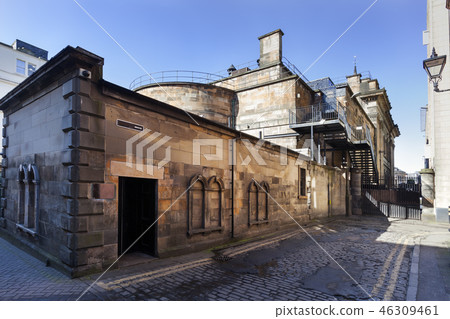 Vintage industrial building in Edinburgh 46309461