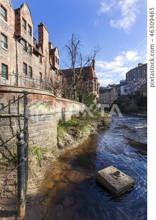 Historic Dean village in Edinburg 46309465