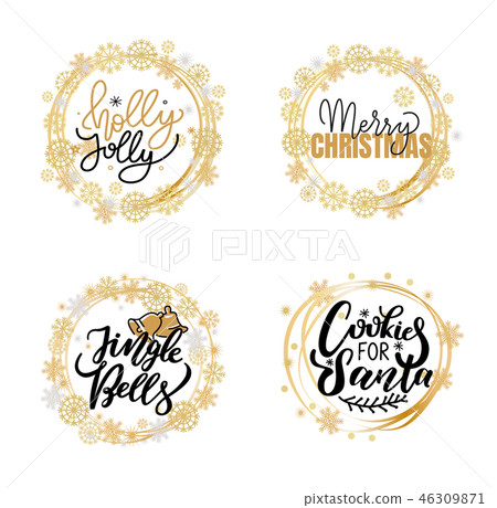 Holly Jolly Quote, Merry Christmas Greetings Text Holly Jolly Quote, Merry Christmas Greetings Text 46309871