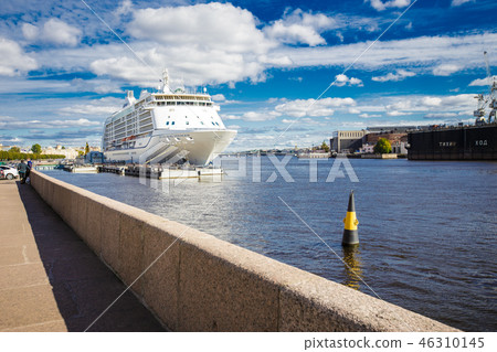 tourist liner moored 46310145