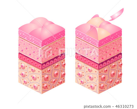 Image of subcutaneous tissue Image of subcutaneous tissue 46310273