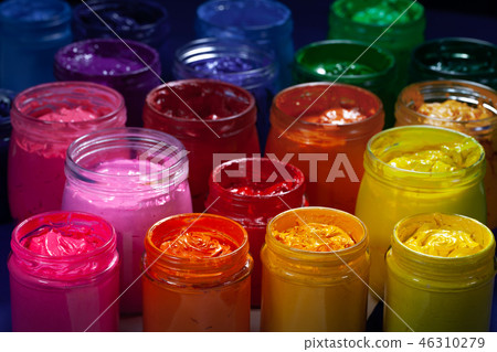 hot tone colorof Plastisol ink hot tone colorof Plastisol ink 46310279