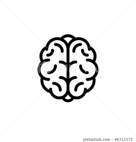 Human brain icon Human brain icon 46312575