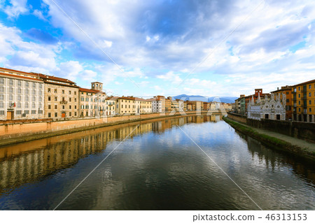 Pisa day view, Tuscany, Italy Pisa day view, Tuscany, Italy 46313153