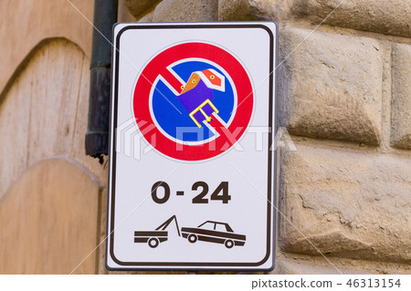 Road sign, street art Road sign, street art 46313154