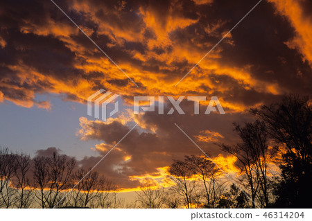 Burning clouds Burning clouds 46314204