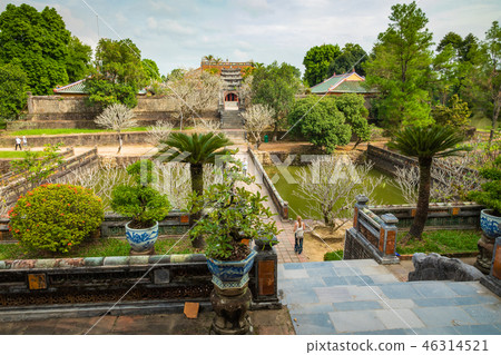 Imperial Minh Mang Tomb in Hue, Vietnam. 46314521