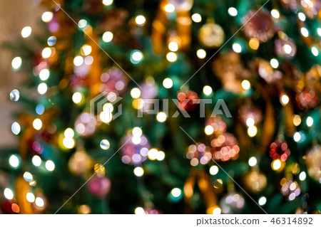 Christmas bokeh light abstract holiday background Christmas bokeh light abstract holiday background 46314892