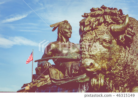 George Washington monument in Philadelphia. 46315149