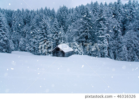 Winter landscape in the mountains. Winter landscape in the mountains. 46316326