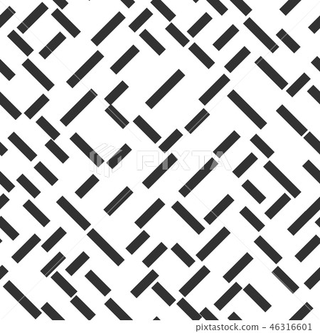 Abstract shapes vector seamless pattern on white - Stock Illustration ...