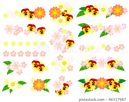 Illustration of spring flower 46317987