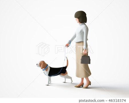 Dog-walking  46318374