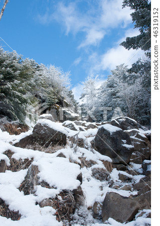 Tateshina山在冬天 46319152