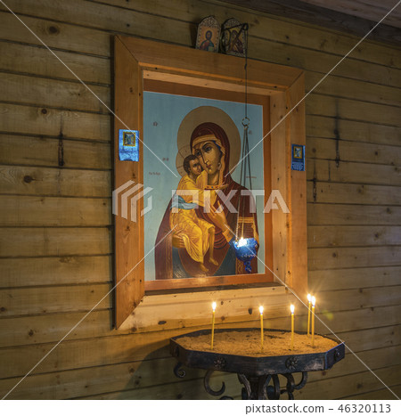 In the chapel on the holy spring in honor of the  46320113