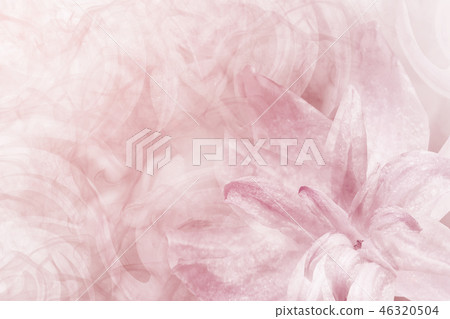 Floral abstract light red-white background. Floral abstract light red-white background. 46320504