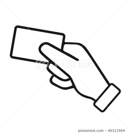 Hand with Credit card 46321464