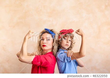 We can do it! Woman's day concept 46322050