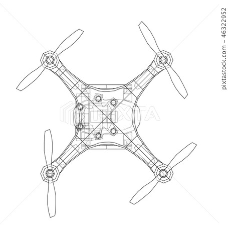Drone concept. Vector Drone concept. Vector 46322952