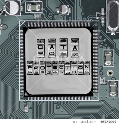 Circuitboard and Chip Concept Circuitboard and Chip Concept 46323095