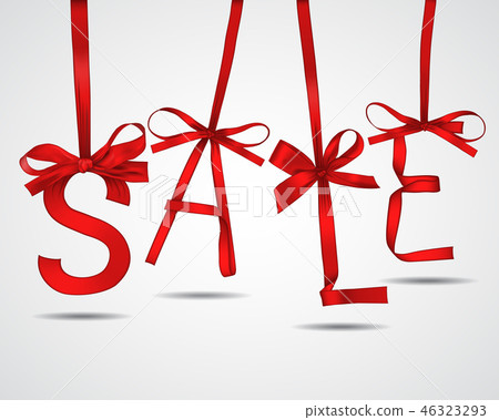 Ribbon SALE sign 46323293