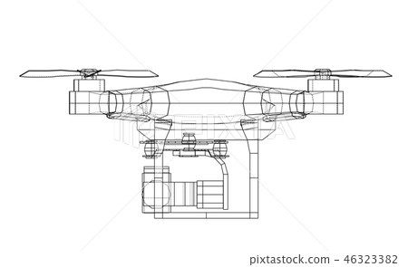 Drone concept. Vector 46323382