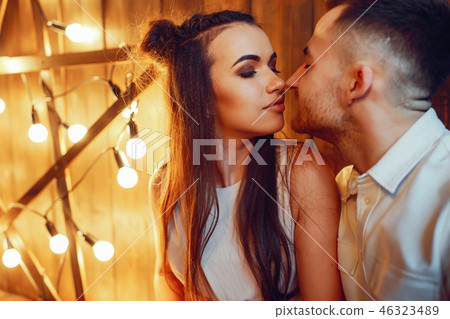 couple in studio couple in studio 46323489