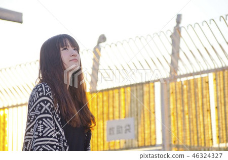 日本婦女擺姿勢 日本婦女擺姿勢 46324327